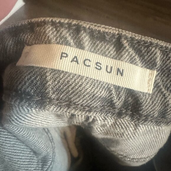 PacSun Gray Women Mom Jeans Size 28 - Picture 3 of 4